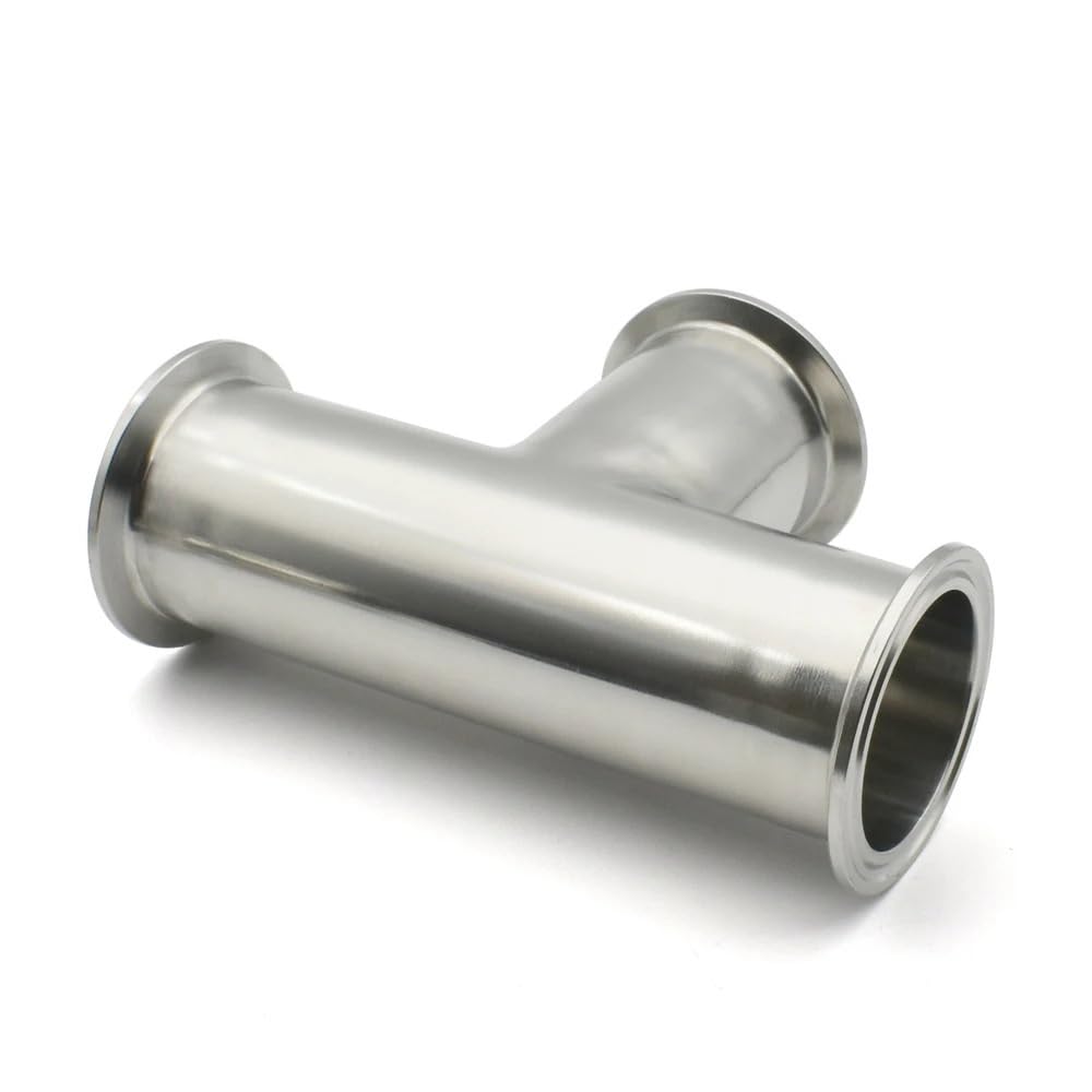 Łącznik Trójnikowy Ze Stali Nierdzewnej 304 Przemysłowy Łącznik Rurowy Typu Zaciskowego. Dostępnych Jest Wiele Rozmiarów(76mm Ferrule 91,SS316L)