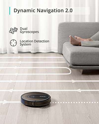 Image of eufy by Anker, RoboVac G30 Hybrid, Dynamic Navigation, 2-in-1 Sweep and mop, 2000Pa Powerful Suction, Robot Vacuum, Wi-Fi, Boundary Strips