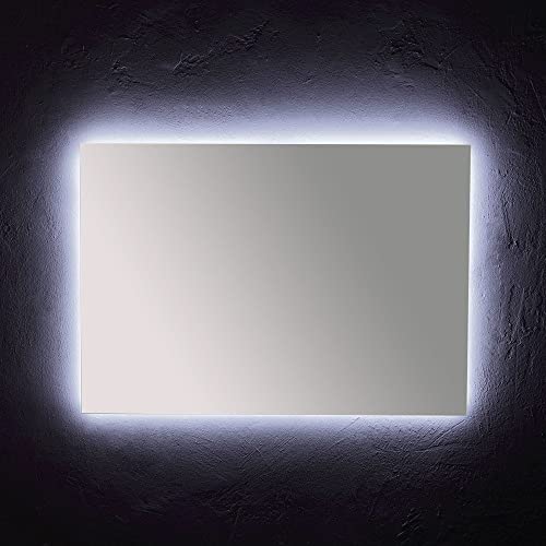 Kiamami Valentina Specchiera Con Illuminazione Perimetrale A Led 100X70 Cm