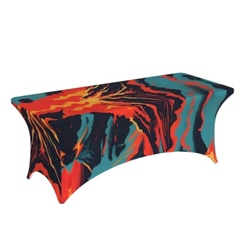 Nappe lavable en élasthanne pour protéger table de banquet