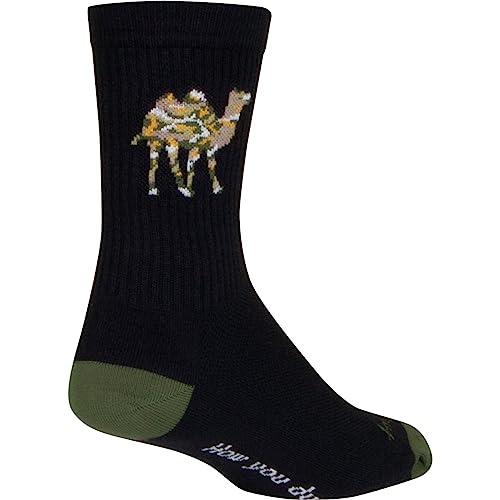 SockGuy Camelflage 6In Sock One Color, S/M2