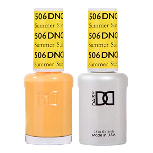 DND 506 Summer Sun Gel & Matching Polish Set - DND Gel & Lacquer