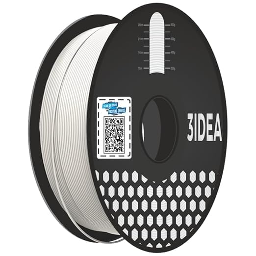 3Idea Premium PLA White 3D Printer Filament 1.75mm Dimensional Accuracy +/- 0.03mm Net Weight- 1 KG-image-24