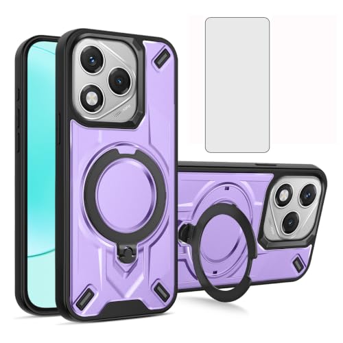 Coque fine Honor 400 Lite 5G anti-rayure et son anneau premium