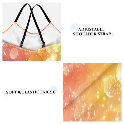 Pigsaly Girls One Piece Swimsuits Candy Sweet Coral Yellow Pink Gradient Glitter Kids Cross Back Swimwear Bathing Suit 3T3