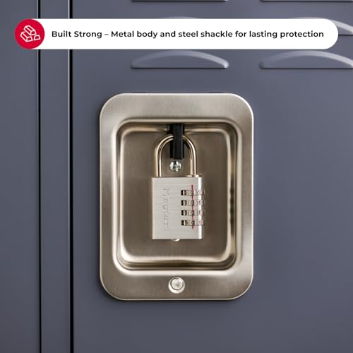 Image of Master Lock Set Your Own Combination Padlock, 40 Pack, Silver 643EC4