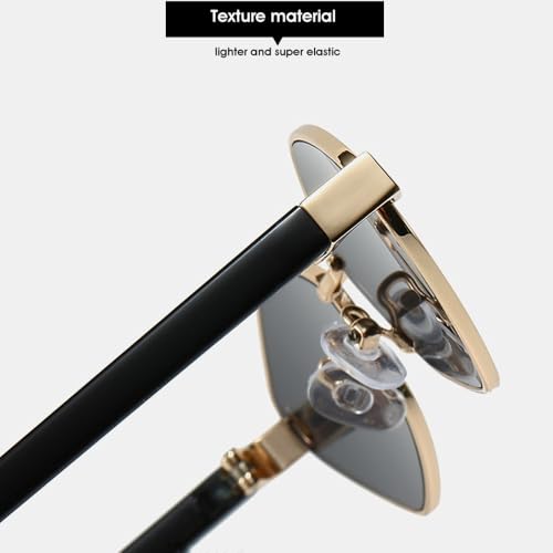 Metal Polygon Sunglasses Women Fashion Outdoors Shades Men Retro Trendy Luxury Sun Glasses4