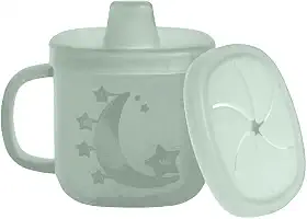 HOMELIFE Copo Silicone Alça Dupla NT3 10oz Criança/Bebê Verde, Design Confortável, Seguro e Durável, Ideal para Bebês e Crianças