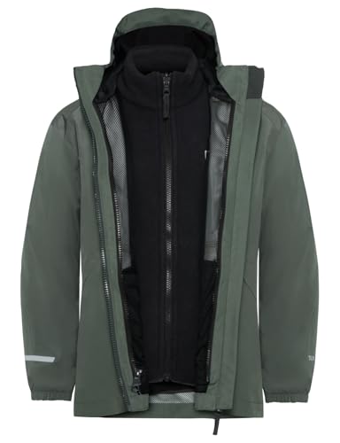 Jack Wolfskin Mädchen Iceland 3in1, Slate Green/Slate Green, 176...