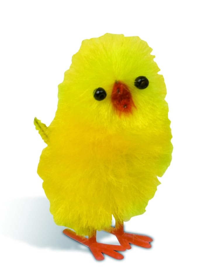 Rubies Pollito Amarillo Pascua, 3 centímetros, Paquete de 84 Unidades, Decoración Pascua, Figura Pollitos, La Mona