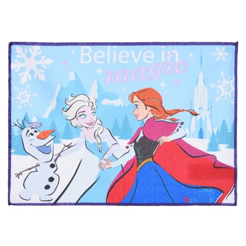 Set de table en tissu Frozen Disney Set de table 40 x 30 cm lavable et résistant à la chaleur