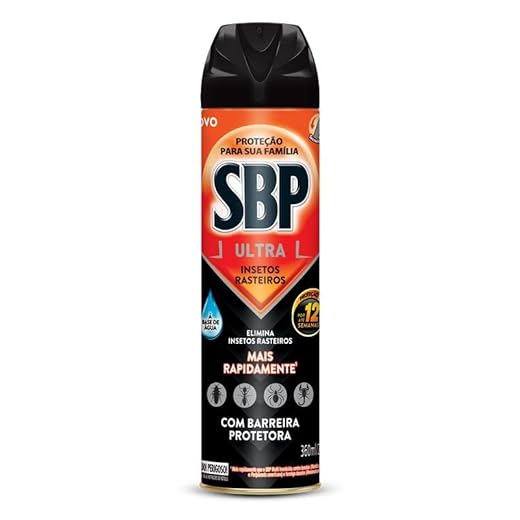 SBP Inseticida Ultra Insetos Rasteiros Spray 360Ml Cor: Laranja
