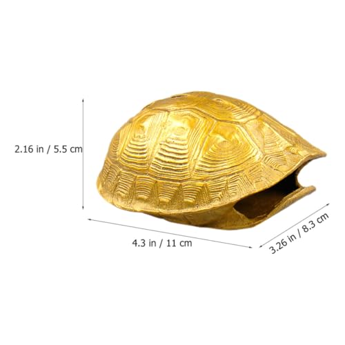 Monedas de cobre para adivinación en caparazón de tortuga para decorar salones zen 2