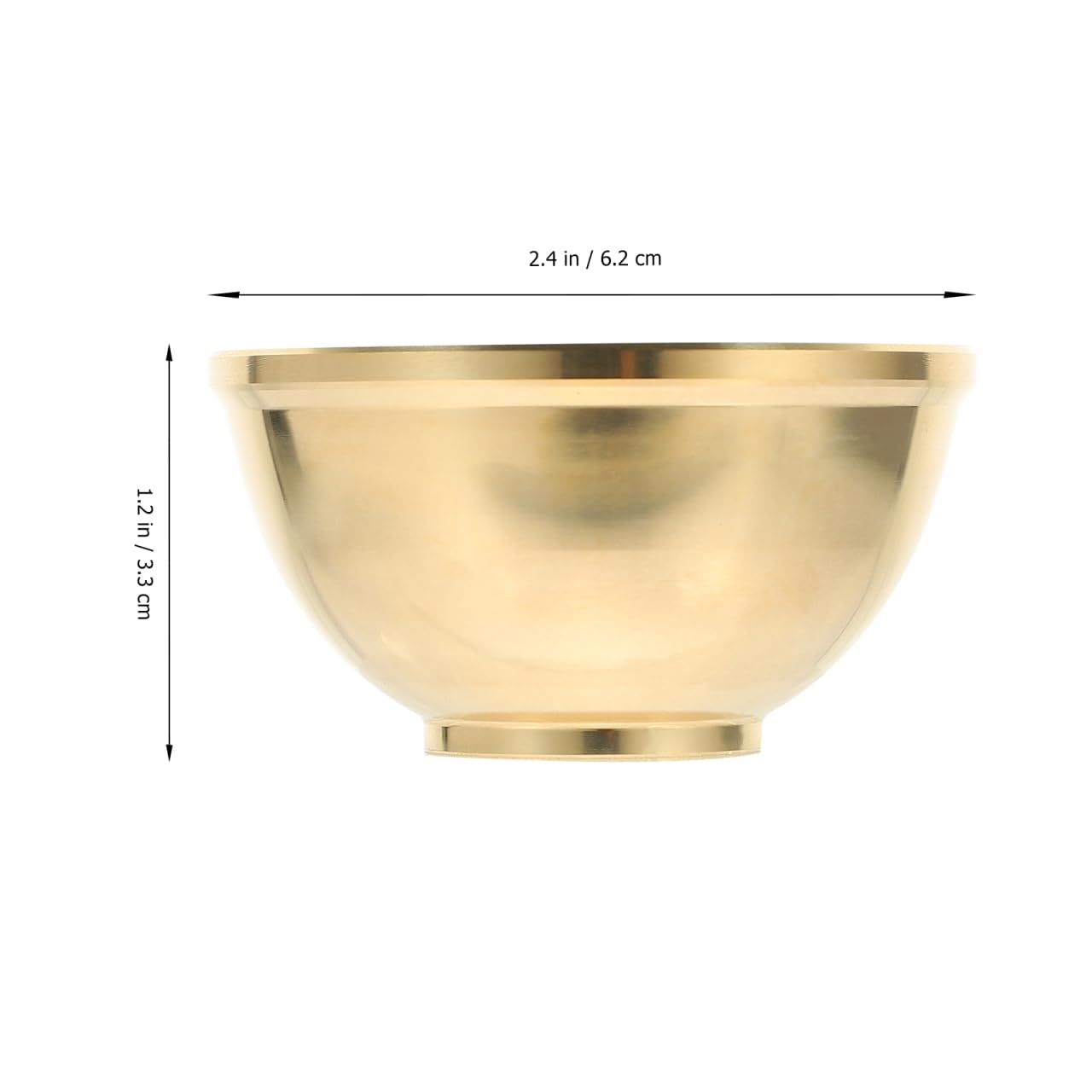 Cabilock Schale Bronze Deko 4 Stück Buddha-opferschale Aus Reinem Kupfer Meditationsschalen Anbetungsschale Altarschalen Kupferschale Des Tempels Topf Schmieren Wischschale Schmuck Tablett Empfindlich