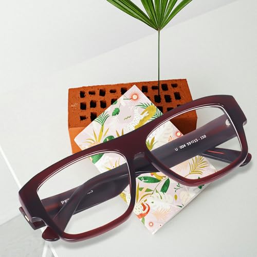 Image of Peter Jones Luxe I Pure Acetate I Oversized Large Size I Square Broad Frame I Spectacle Frame (U004)