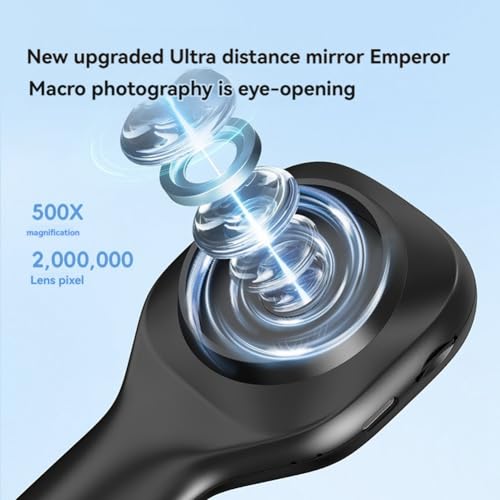 Loupe microscope de poche avec éclairage pour impression textile