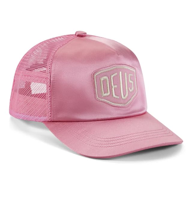 Deus Paris Shield Trucker Cap – Mauve Glow, Colore: rosa., Taglia unica