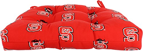 Image of College Covers Everything Comfy NC State Wolfpack Indoor Outdoor Seat Cushion Patio D Cushion