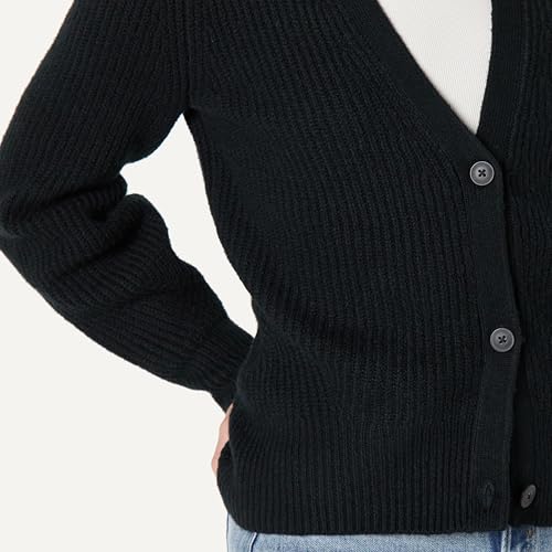 Image of Amazon Essentials Women's Soft Touch Ribbed Blouson V-Neck Cardigan Sweater