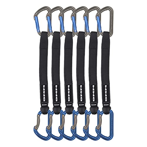 DMM Shadow Quickdraw - Titanium/Blue 25cm - 6 Pack