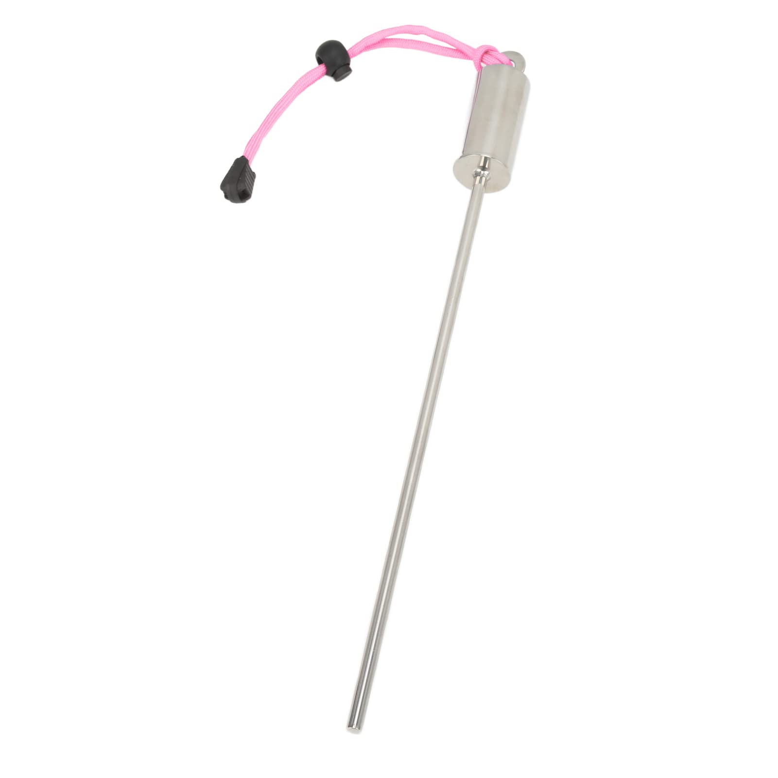 Xolsurg Diving Stick Pointer Stainless Steel Vibration Rod Instruction Tool with Lanyard for Underwater Exploration (Pink)