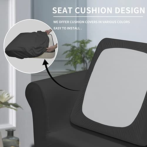 Image of Easy-Going 2 Pieces Stretch Sofa Slipcover for Armchair Washable
