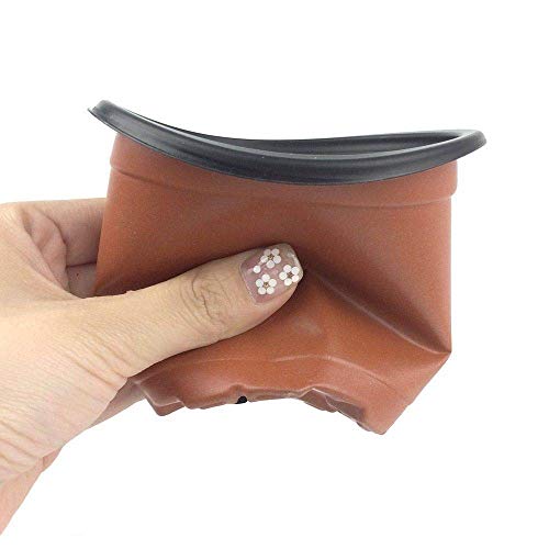 Akarden 100 Pcs 4.4” Plastic Nursery Pot/Pots, Plant Pots, Flower Plant Container Seed Starting Pot