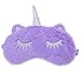 COSYOO Masque De Sommeil Peluche Mignonne Légère Couverture des Yeux Ombres pour Les Yeux Masque pour Les Yeux pour Dormeur Latéral en Peluche Dormir Filles Garçons Adolescents Hommes