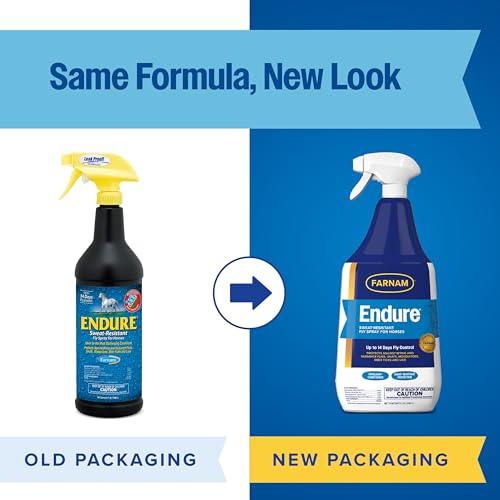 Farnam Endure Fly Spray for Horses, Sweat-Resistant, 32 oz Spray - Image 3