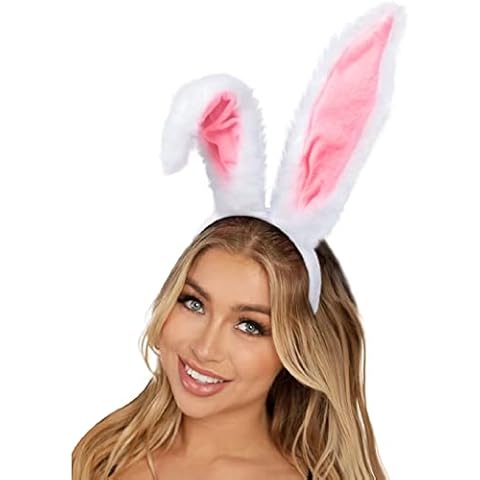 Huachi Bunny Ear Headbands Cover