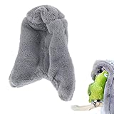 CONGGUAN Parrot Cozy Corner Warm Corner Nest Fleece Bird Blanket Cozy Bird Bed Warmer Parrot House Parrot Cage Snuggle Hut for Parakeet Cockatiel Pigeon Parrots Cockatiels