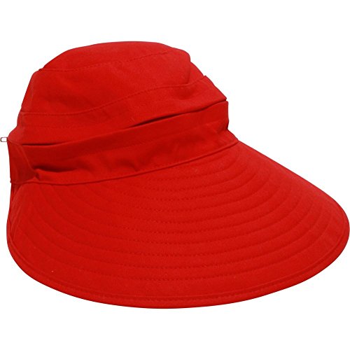 Physician Endorsed Women's Naples Cotton Packable Cap & Visor Sun Hat, Rated UPF 50+ for Max Sun Protection