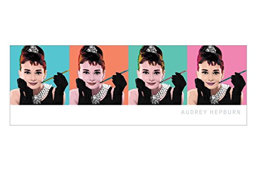 Audrey Hepburn - Pop Art - 30,5X91,5 Cm Affiche / Poster