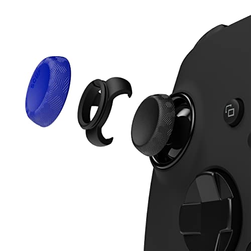 Image of SCUF Control Thumbstick Grips - 4 Pack with 2 Bases - Tactic - Joystick Thumb Grips For Xbox One and Xbox Series X & S, PS4, PS5, Nintendo Switch Pro Controller - Blue