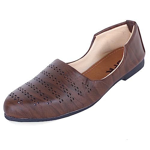 Image of DFR Men's Ethnic Juttis Mojaris & Casual Shoes Loafers