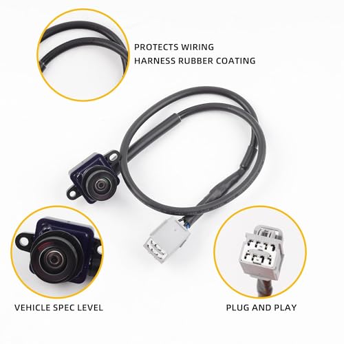 Image of Dasbecan Backup Camera Compatible with 2013-2016 Dodge Dart Back up Rear View Reverse Camera Replaces# 56038990AA 56038990AB 56038990AC 1WY78GW7AA