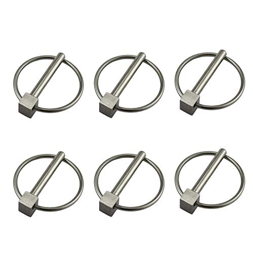 Goupille de liaison inox 316 anti-vibration Ø6,1x43,5mm contre le détachement accidentel