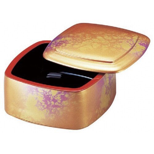 Sushi D.X Square Chirashi Tub, Kinoh Yakumo, 5.9 x 5.9 x 3.3 inches (15 x 15 x 8.5 cm), ABS Resin (7-465-7), Restaurant, Ryokan, Japanese Tableware, Commercial Use