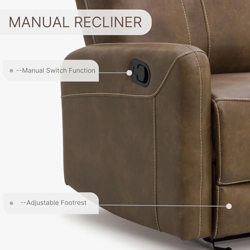 Sillón Manual Plegable Marrón miniatura 4