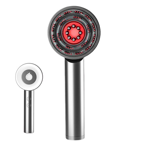 Scalp Massager Brush - Cordless Portable Electric Scalp Massager for Hair Growth, Hair Oil Applicator, Blue Red Light Therapy Hair Brush Personal Health Care