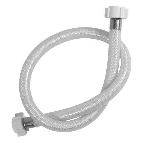 Image of 30 Inch PVC Water RV Toilet Supply Line, Faucet Supply Pipe, Hose Connector