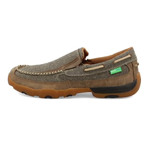 Image of Twisted X Mens Slip on Driving Moc Shoe with Cellstretch