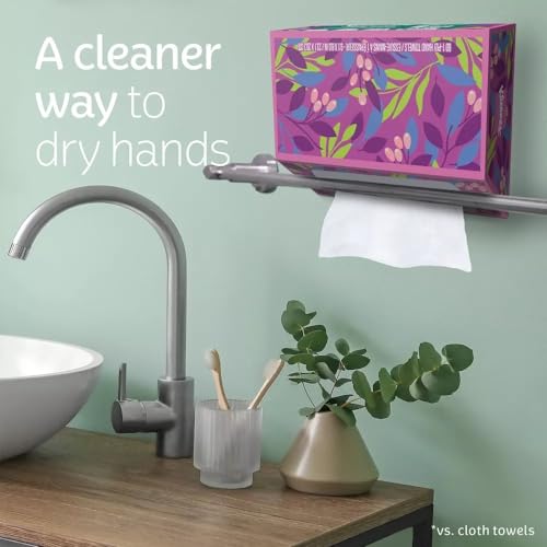 Image of Hand Towels - 1 Box of 60 White Hand Towels in a Dispenser Box - Packaging may vary