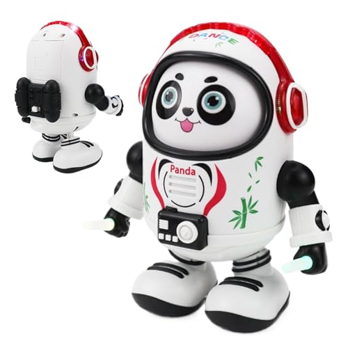 Genérico Juguete Pato Espacial Bailarín - Pato Astronauta Robot | Panda Espacial con Música Luces Eléctrico Interactivo Cantando | Juguete Movimiento Luminoso para Niños Niñas Cumpleaños Preescolar