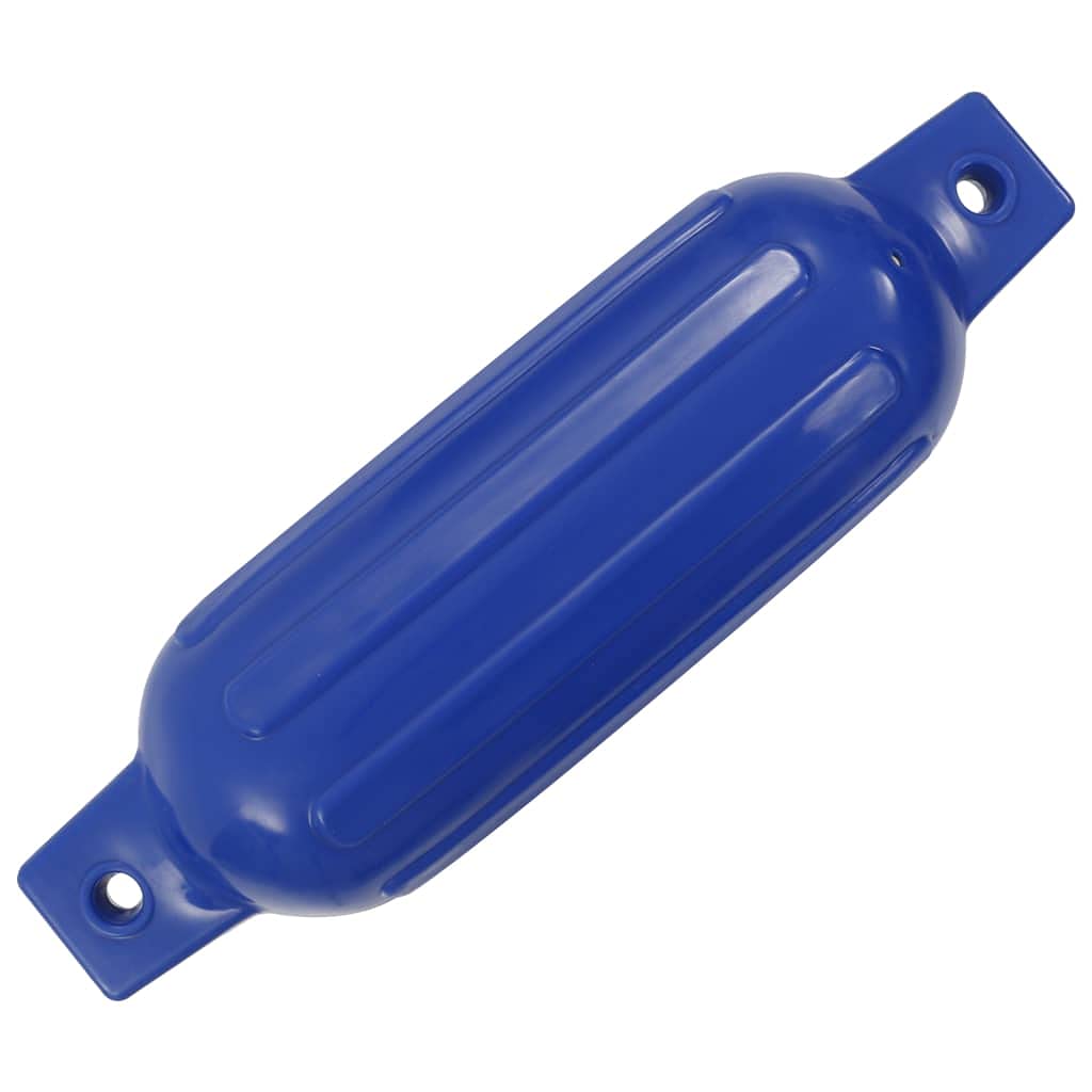 Tomostar Lot de 4 Pare Battage pour Bateau, Pare-Battage Garde-Boue Pare-Chocs Défense de Bateau Gonflable pour Amarrage 4 pcs Bleu 41x11,5 cm PVC