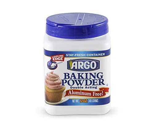 Argo Double Acting Aluminum Free Baking Powder 12Oz Container (Pack Of 6) #TOP4