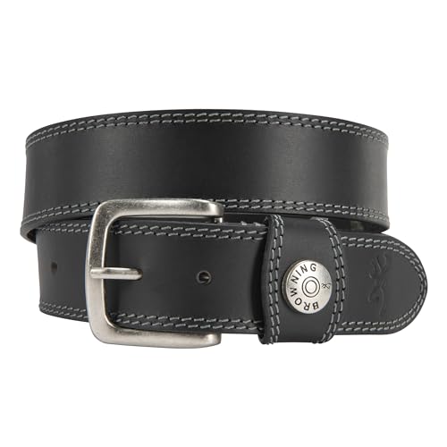 Image of Browning Men's Rugged Leather Casual Belts