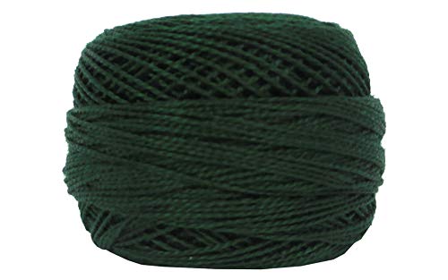 Hilo de algodón perla DMC 116 8-890 verde pistacho oscuro miniatura 1