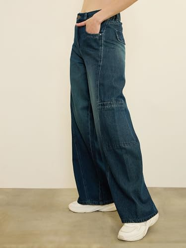 Image of SASSAFRAS Women Wide Leg Jeans
