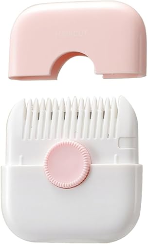 Recortadora de cabello con puntas abiertas, herramientas de corte de pelo, herramientas de corte de pelo 2 en 1, cortadora de pelo para mujer (rosa)